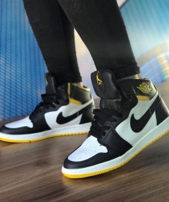 Replika Nike Air Jordan Sarı-Siyah