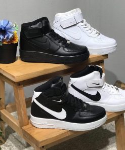 Nike Air Force Bilekli Beyaz-Siyah