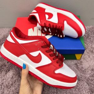 Nike Air Jordan Low Kırmızı-Beyaz